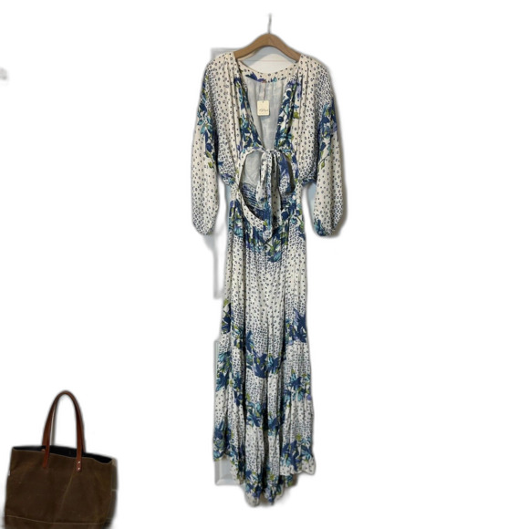 NWT Free People Womens x REVOLVE Paradise Jumpsuit Size Medium Long Sleeve - Picture 15 of 16